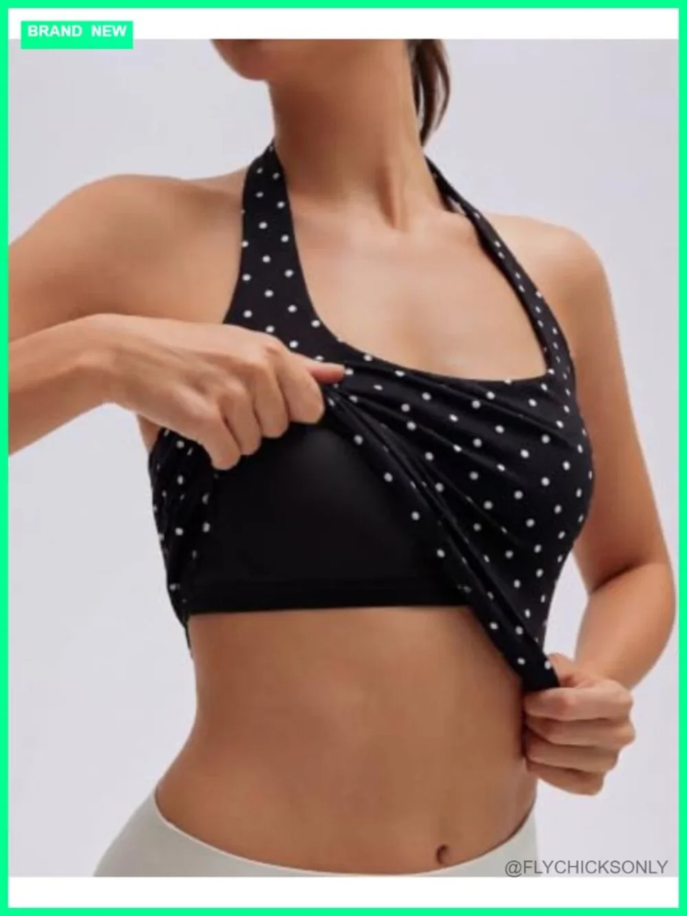 Padded Halter Sports Bra Backless Longline Workout Crop Tank Top Women Yoga